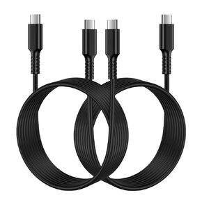Samsung A15 5G Charger Cable Fast Charging for Galaxy A55 S24 S23 A14 A13 A53 S22 S21 S20 Ultra FE A24 A32 A54 A12 Z Fold Flip 5, 25W 6ft 2Pack USB C to USB C Cord for iPhone 15 Pixel 8 7 6 Pro 7A 6A