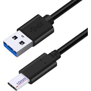 6FT 10mm Extended Tip USB Type C Fast Charger Cable Data Sync Cord Compatible with Blackview BV5900 BV6300 Pro BV6900 BV9100 BV9500 Plus BV9600 BV9700 BV9800 BV9900E BV9900 Pro Rugged Phones