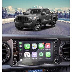 for 2020 2021 2022 2023 Toyota Tacoma 8 Inch Tempered Glass Screen Protector Anti-Explosion Anti-Glare Accessories Touchscreen Protective Film (Not for 2020-2023 Toyota Tacoma SR 7 Inch)