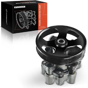 A-Premium Power Steering Pump, with Pulley, Compatible with Toyota Tundra 2000 2001 2002 2003 2004, 3.4L Gas, Replace # 9900240, 555565