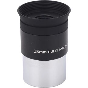 Eyepieces 15mm Telescopes Lens Wide Angle 50 Degree Aspheric Eyepiece HD Fully Coated Telescope Accessory for 1.25 inches Astronomic Telescopes