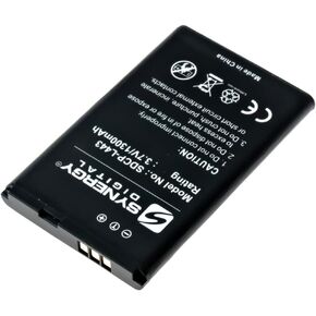 Synergy Digital Cordless Phone Battery, Compatible with Yealink W60P Cordless Phone, (Li-ion, 3.7V, 1300mAh) Ultra High Capacity, Replacement for Yealink YL-5J Battery