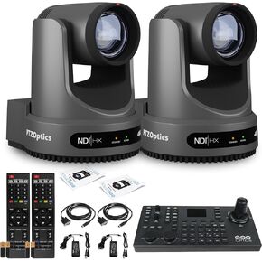 PTZOptics 2 x Move 4K SDI/HDMI/USB/IP PTZ Camera with 20x Optical Zoom (Gray) (PT20X-4K-GY-G3) SuperJoy PTZ Camera Joystick Controller