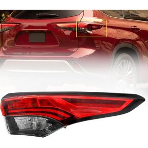 Tail Lights Assembly Fit for 2020-2022 Toyota Highlander Taillamp Rear Outer Driver Left Side
