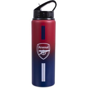 Arsenal F.C. Team Merchandise 750ml Aluminium Fade Bottle, White, One Size