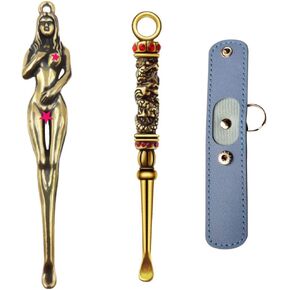 Yullmu 2Pcs Wax Carving Tools 3 Inch Clay Sculpting Tools Girl 2.68 Inch Clay Sculpting Tools Dragon Gemstone