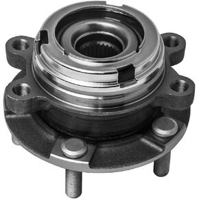 513294 Front Wheel Hub and Bearing Assembly (29 Spline Quantity,5 Lug Hub) Compatible with 2007-2012 Ni-ssan Altima w/2.5L, 2003-2007 Murano, 2004-2009 Quest # 40202ZX00A 513310