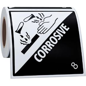Square Stickers Indication Labels Smart Tags Gloss Paper, 100 Stickers, 4x4 inch, Cargo Aircraft Only