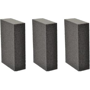 3 PCS Sanding Sponge Block, Great for Hand Sanding and Finishing, Use of Drywall, Metal, Wood, Painted surface and Fiberglass