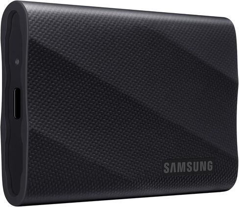 Samsung Portable SSD T9 1TB: Ultra-Fast USB 3.2 Gen2x2, Cooling Tech - Black (2-Pack) in Kuwait