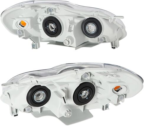 Headlights Front Head Lamps Direct Replacement Pair Left + Right Completed Set Replacement for 2003 2004 2005 2006 2007 2008 Toyota Corolla in Saudi Arabia