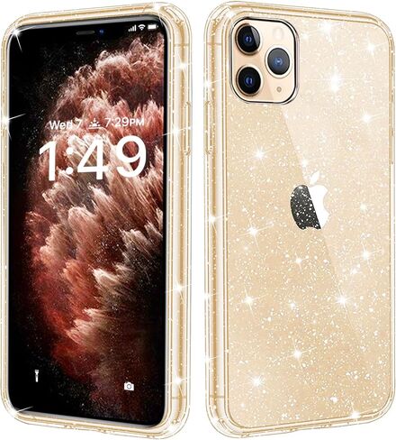 حافظة JJGoo متوافقة مع هاتف iPhone 11 Pro Max، حافظة هاتف شفافة وناعمة ومضادة للصدمات ورفيعة - 6.5 بوصة in Kuwait
