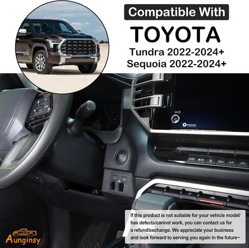 غطاء حلقة تزيين لمحرك السيارة يبدأ في التوقف متوافق مع Toyota Tundra/Sequoia 2022 2023 2024 اضغط لبدء زر غطاء الكسوة مفتاح الإشعال مفتاح التبديل حلقة ABS الملحقات الداخلية in Kuwait