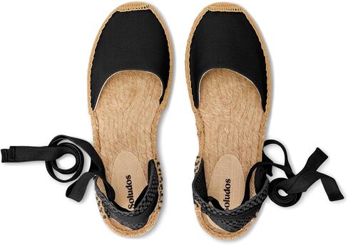 Soludos Women's Lauren Lace Up Espadrille Flat Sandal in Saudi Arabia