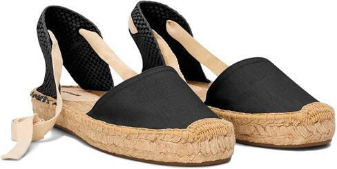 Soludos Women's Lauren Lace Up Espadrille Flat Sandal in Saudi Arabia