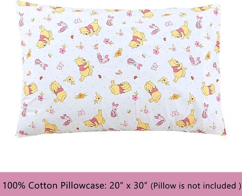 Cozy Line Home Fashions Minnie's Floral Garden 3 Piece Pink Cotton Toddler Sheet Set in Saudi Arabia