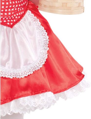 Amscan Lil' Red Riding Hood Red/White Polyester Costume - Large (12-14), Stunningly Unique Design Ideal for Parties & Events (1 Pack) in Saudi Arabia