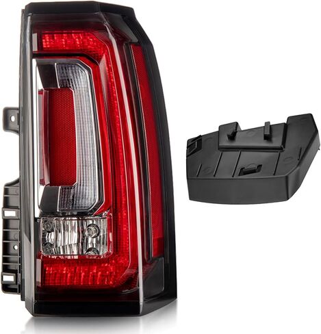 مجموعة مصابيح الذيل متوافقة مع مصابيح الفرامل الخلفية 2015-2020 GMC Yukon/Yukon XL ومصابيح الفرامل الخلفية مع المصابيح وحزام الأسلاك، جانب السائق in Kuwait