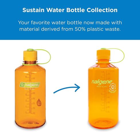 Nalgene Tritan Narrow Mouth BPA-Free Water Bottle, Clear, 32 oz in Saudi Arabia