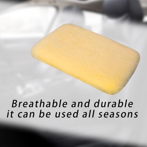 Car Center Console Protector, Car Armrest Cushion, Universal Auto Center Armrest Box Cover, Furry Armrest Seat Box Protector, Car Armrest Seat Box Cover Decor Accessories for Most Cars (Red) in Saudi Arabia