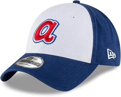New Era Atlanta Braves Cooperstown 9Twenty Adjustable Hat Blue in Saudi Arabia