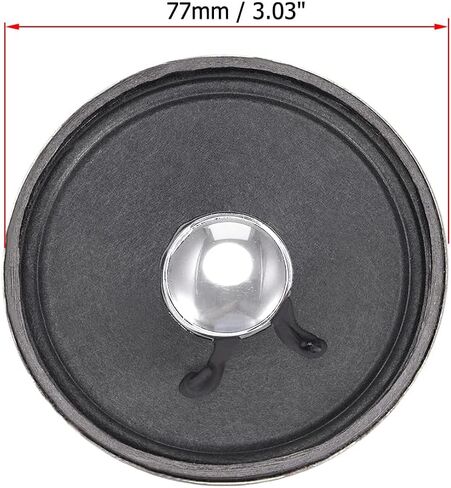 uxcell 1W 8 Ohm Micro Internal Speaker Magnet Loudspeaker 77mm Dia in Saudi Arabia