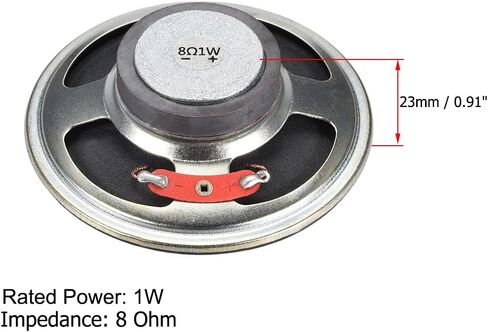 uxcell 1W 8 Ohm Micro Internal Speaker Magnet Loudspeaker 77mm Dia in Saudi Arabia
