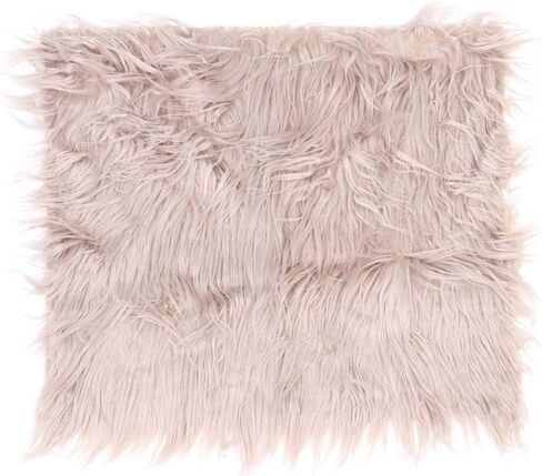 Amosfun props photography fur nail for baby blanket -newborn pictures mat photo photoshoot -Baby Photo Props Newborn DIY Photography Soft Fur- Quilt Photographic Mat (Light Grey) in Saudi Arabia