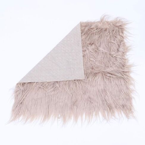 Amosfun props photography fur nail for baby blanket -newborn pictures mat photo photoshoot -Baby Photo Props Newborn DIY Photography Soft Fur- Quilt Photographic Mat (Light Grey) in Saudi Arabia
