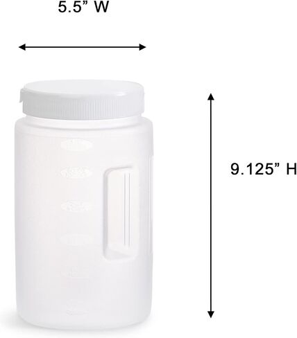 United Solutions Pet Food Dispenser with Flip Lid, 4 Quart Container with Snap-Tight Lid and Comfortable Hand Grip, Great for Dog Food, Bird Seed, Dog Treats, and More, BPA Free (Pack of 4) in Saudi Arabia