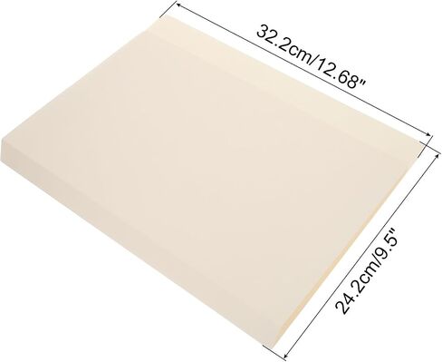 PATIKIL 25pcs Manilla Folders 8.5 x 11, A4 Manila File Folders Manila Folders Paper Organizer Bulk for Classroom Home Office Paperwork in Saudi Arabia