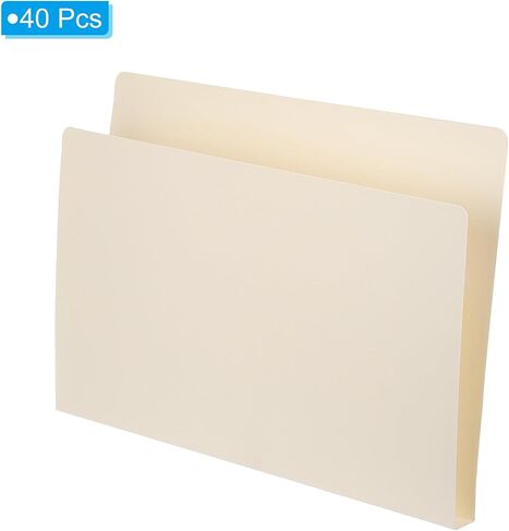 PATIKIL 25pcs Manilla Folders 8.5 x 11, A4 Manila File Folders Manila Folders Paper Organizer Bulk for Classroom Home Office Paperwork in Saudi Arabia