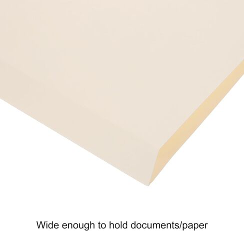 PATIKIL 25pcs Manilla Folders 8.5 x 11, A4 Manila File Folders Manila Folders Paper Organizer Bulk for Classroom Home Office Paperwork in Saudi Arabia