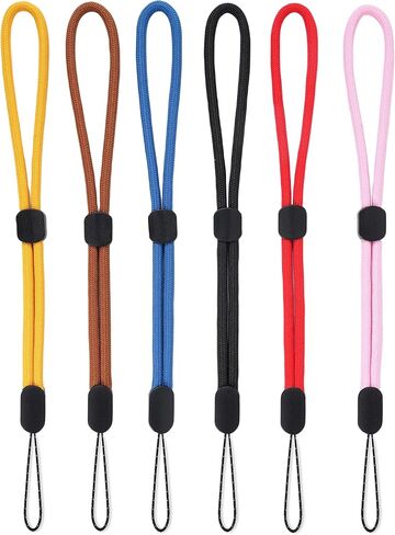 YOUOWO Wrist Lanyards adjustable length 6 pcs small Strap Wrist Short Lanyard for Keys Phone Cases Lanyard Keychain USB in Saudi Arabia