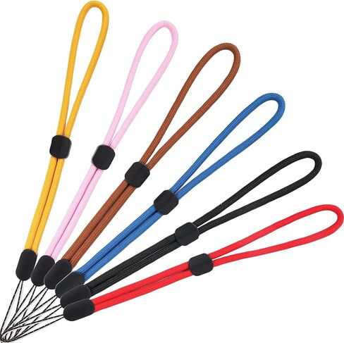 YOUOWO Wrist Lanyards adjustable length 6 pcs small Strap Wrist Short Lanyard for Keys Phone Cases Lanyard Keychain USB in Saudi Arabia