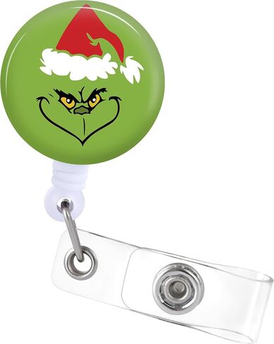 Badge Reels Holder Retractable with ID Clip for Nurse Name Tag Card Fun It's Fine I'm Fine Everything is Fine Nursing Doctor Teacher Student Medical Work Office Alligator Clip ZJK471 in Saudi Arabia