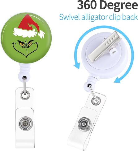 Badge Reels Holder Retractable with ID Clip for Nurse Name Tag Card Fun It's Fine I'm Fine Everything is Fine Nursing Doctor Teacher Student Medical Work Office Alligator Clip ZJK471 in Saudi Arabia