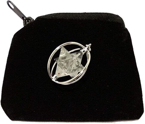 Gemstone Spinning Merkaba Star Pendant in Kuwait