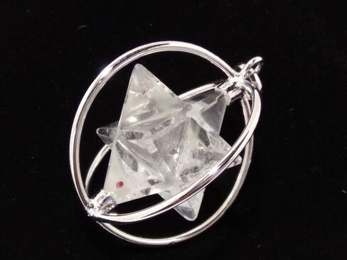 Gemstone Spinning Merkaba Star Pendant in Kuwait