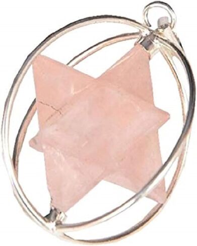 Gemstone Spinning Merkaba Star Pendant in Saudi Arabia