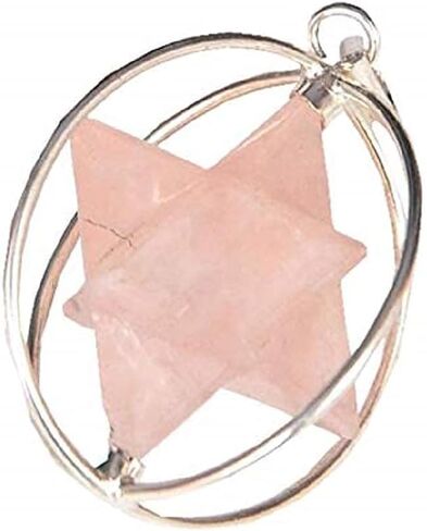 Gemstone Spinning Merkaba Star Pendant in Saudi Arabia