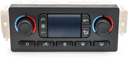 599-211XD لوحة وحدة التحكم في المناخ لسيارة شيفروليه جي إم سي هامر وبويك كاديلاك - 2003-2006 سوبربان أفالانش يوكون إسكاليد، 2003-2007 سيلفرادو سييرا رينييه هامر H2، 2002-2009 تريل بليزر إنفوي in Kuwait