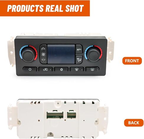 599-211XD لوحة وحدة التحكم في المناخ لسيارة شيفروليه جي إم سي هامر وبويك كاديلاك - 2003-2006 سوبربان أفالانش يوكون إسكاليد، 2003-2007 سيلفرادو سييرا رينييه هامر H2، 2002-2009 تريل بليزر إنفوي in Kuwait