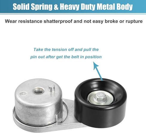 uxcell Belt Tensioner Pulley Assembly No.11955EA200/11955EA20A/11955EA20B for Nissan Frontier 2005-2007 Serpentine Tensioner in Saudi Arabia