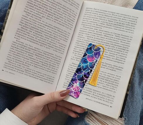 WIRESTER Set of 3 Metal Bookmarks with Light Gold Tassel for Students, Reader, Teachers, Book Lovers - Purple Nebula Galaxy, Galaxy Star Space, Celestial Blue Purple Galaxy in Saudi Arabia