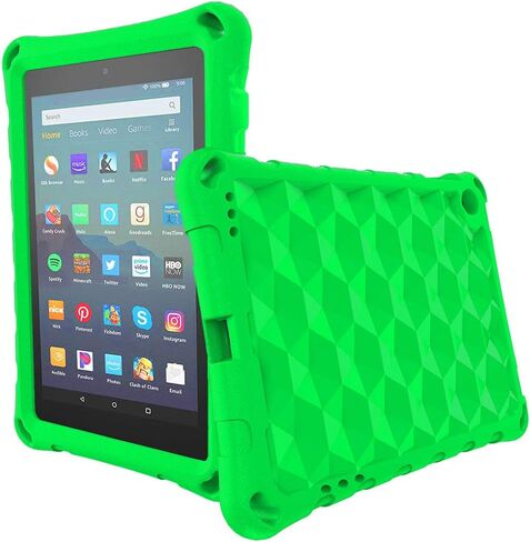 Fire 7 Tablet Case for Kids,Not Compatible with 2022 New, OQDDQO Extra Thick Protective Layer Double-Layer Shockproof in Four Corners Compatible with 9/7/5th Generation 2019/2017/2015 Release (Blue) in Saudi Arabia