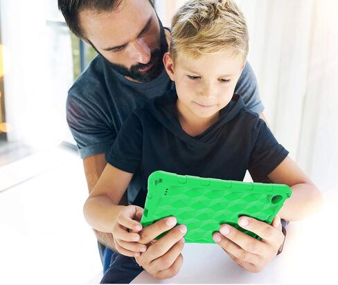 Fire 7 Tablet Case for Kids,Not Compatible with 2022 New, OQDDQO Extra Thick Protective Layer Double-Layer Shockproof in Four Corners Compatible with 9/7/5th Generation 2019/2017/2015 Release (Blue) in Saudi Arabia