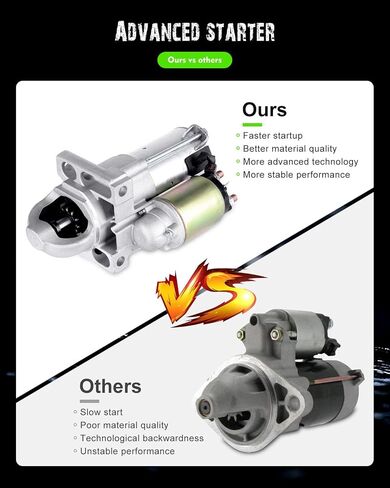 SCITOO Starters New Compatible for Cadillac Escalade 2002-2005 for GMC Yukon (XL) 2001-2005 Savana Vans for Chevrolet Express Vans for Hummer for Isuzu Medium-Duty Trucks NPR 2003-2005 GM (364) V8 in Saudi Arabia