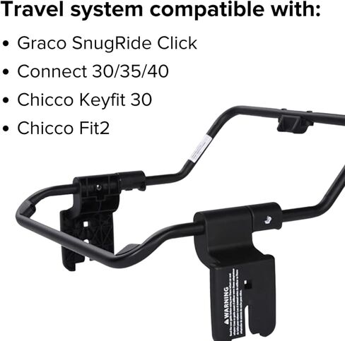 Diono Quantum Car Seat Adapter, Compatible with Nuna/Maxi/Cybex/Uppa Infant Baby Car Seats, Durable, Attachment for Travel System (Pack of 2) in Saudi Arabia