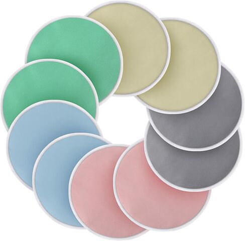 Reusable Nursing Pads 12 Pack,Washable Breast Pads Breastfeeding Essentials,Derived from Bamboo fibers,Newborn Necessities for Baby,Postpartum Essentials for Mom,Super Soft & Absorbent in Saudi Arabia